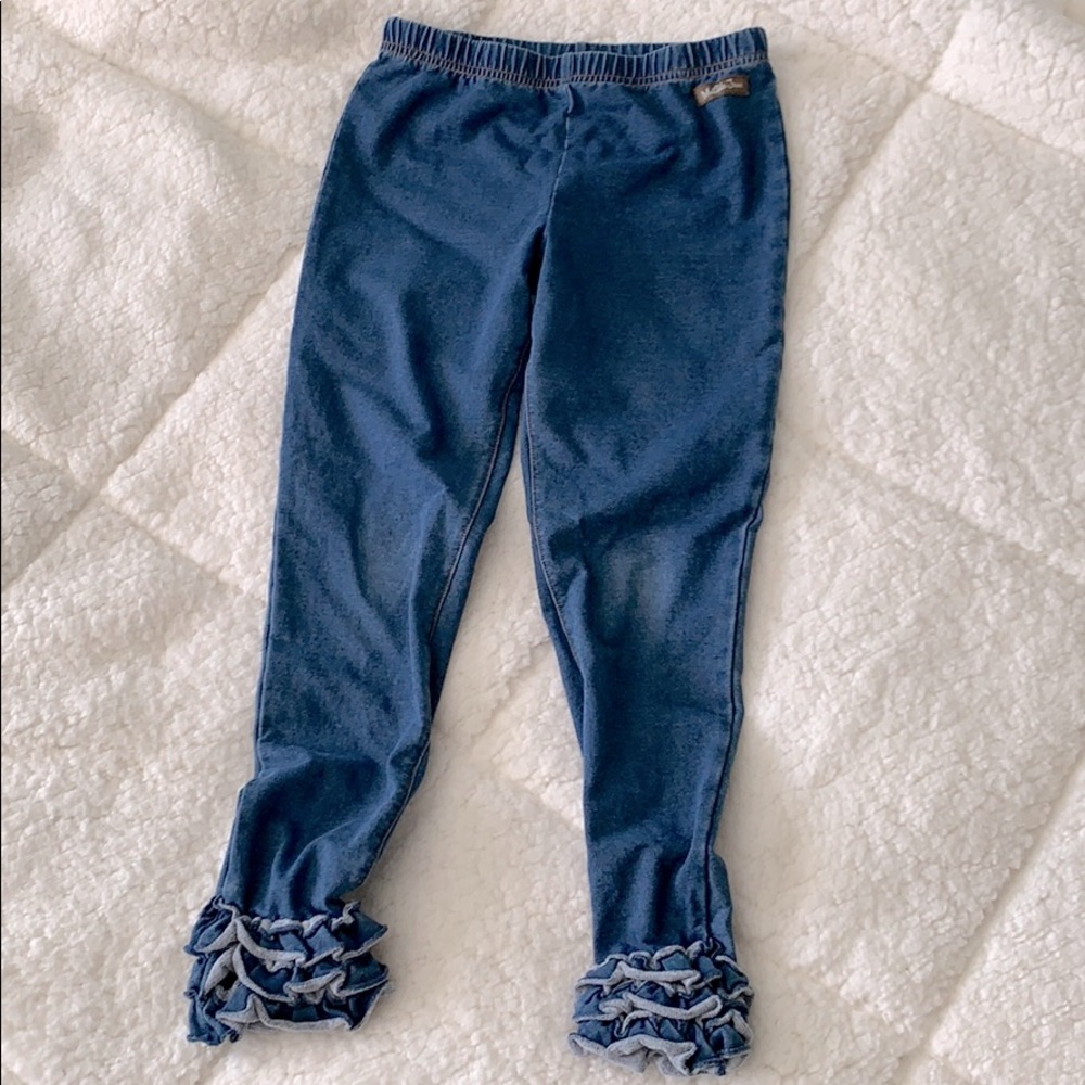 Matilda Jane girls ruffle hem jegging